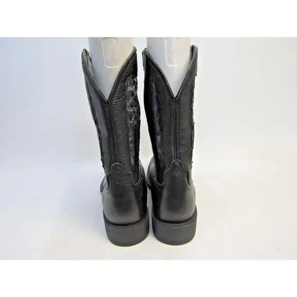 Ariat Mens Sz 14 Sport My Country VentTEK Black Square Toe Cowboy Boots 10044563
